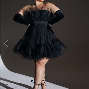 Fashion To Figure Arianne Belted Tulle Dress